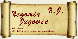 Negomir Jugović vizit kartica